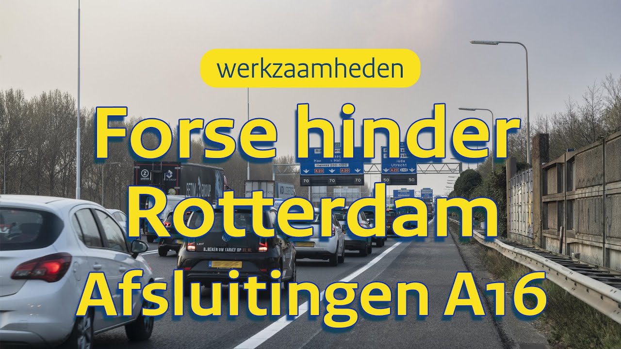 A16 meerdere weekenden dicht voor werkzaamheden | RWSverkeersinfo