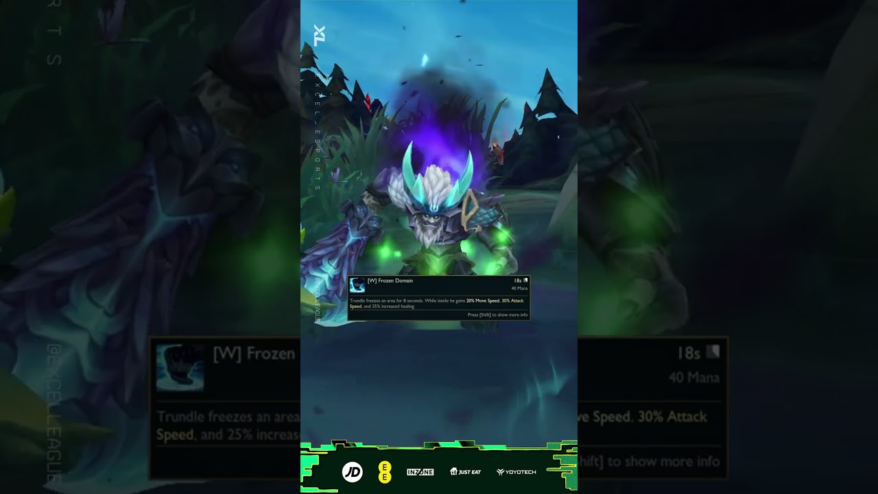 БЕЗУМНЫЙ целительный трюк с Трандлом #leagueoflegends #healing #trundle
