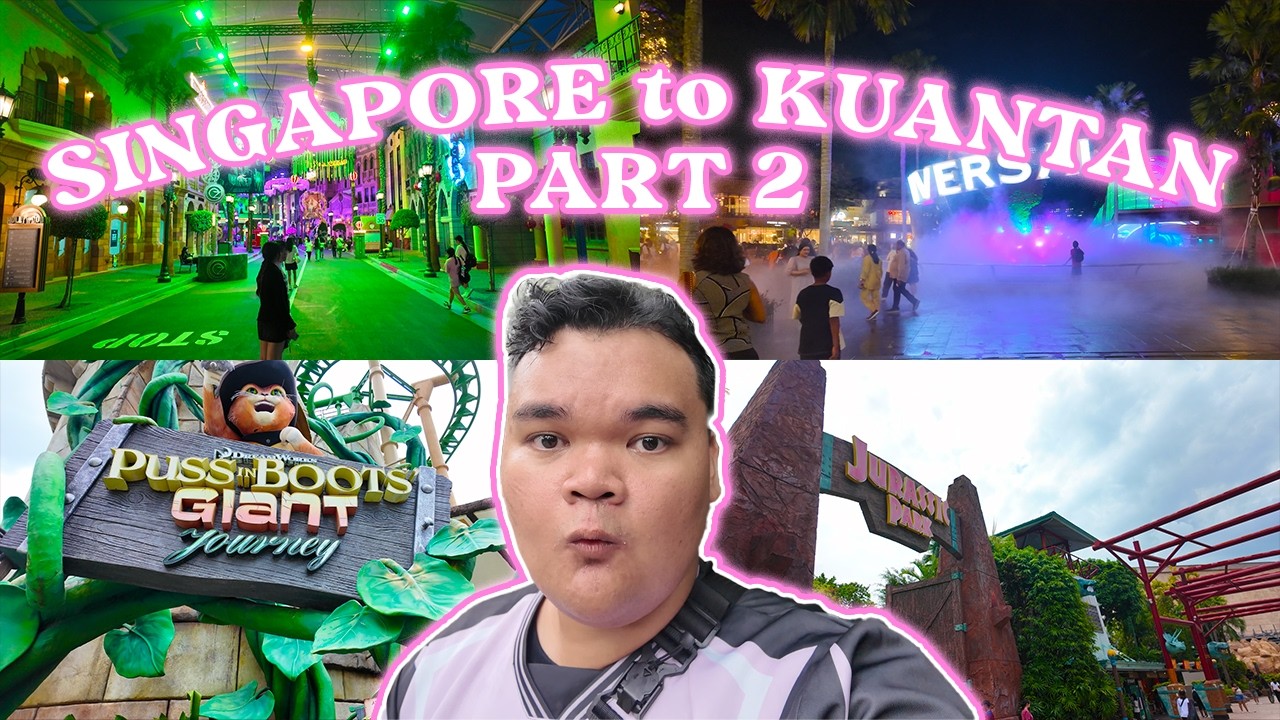 TRIP SINGAPORE TO KUANTAN ✨️✨️ - PART 2 : UNIVERSAL STUDIO SINGAPORE !!!!