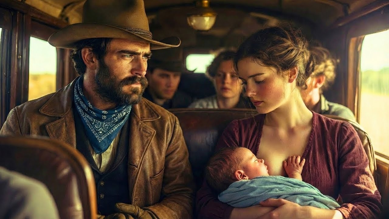 Bebé Gritó Sin Parar en una Diligencia Hasta que una Viuda Hizo lo Impensable por un Rico Vaquero