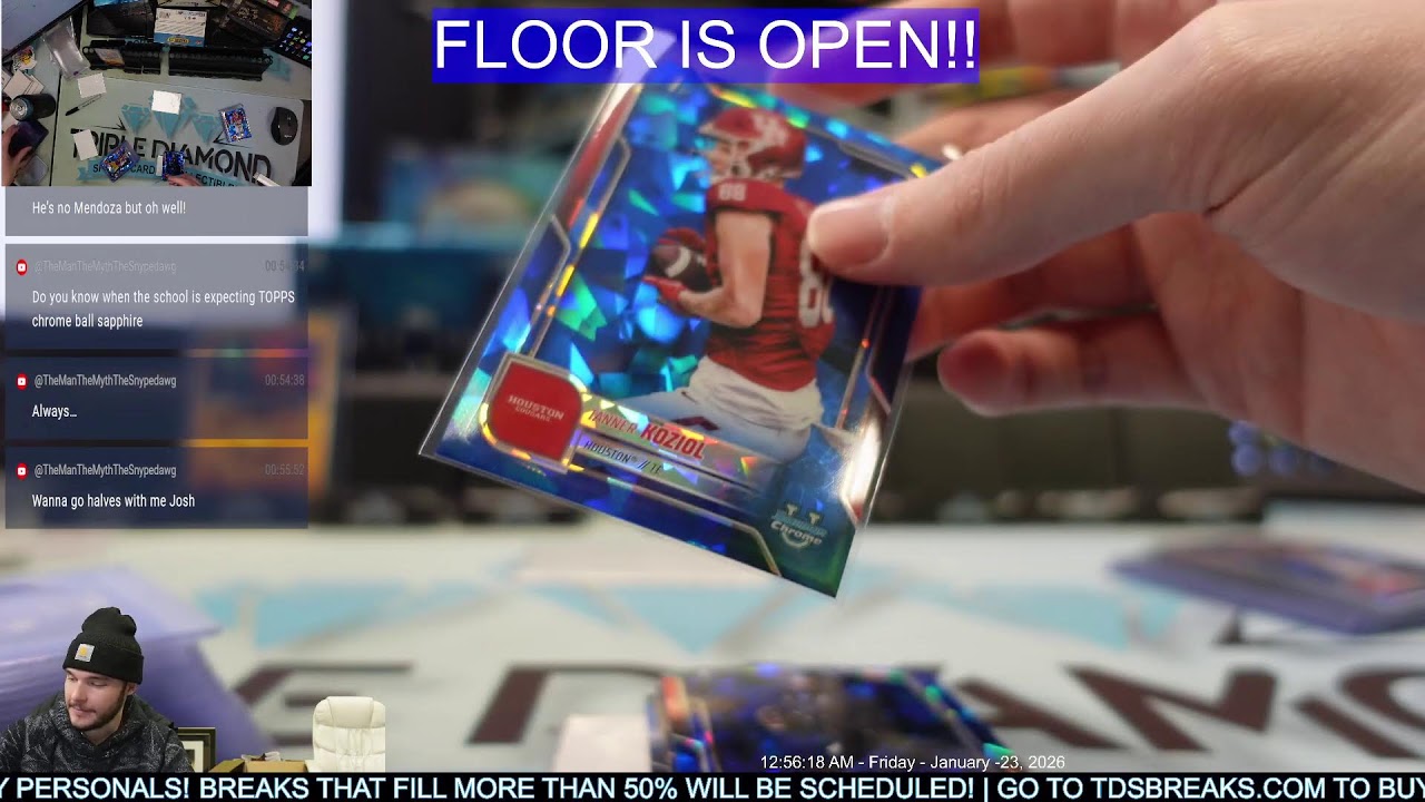 OPTIC FOOTBALL, PRIZM BLACK BASKETBALL, AND MORE! @TRIPLEDIAMONDSPORTSBREAKS.COM