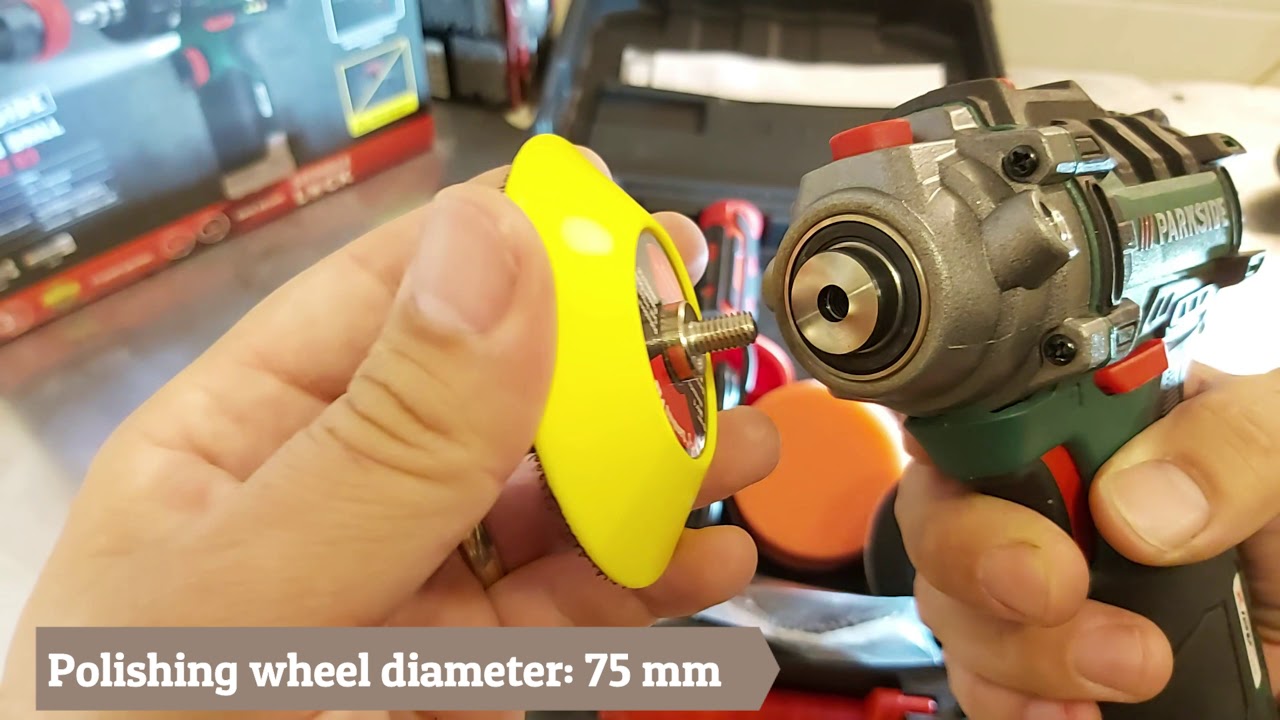 Parkside Cordless polisher PAAP 12 A1 Unboxing and Test   LIDL