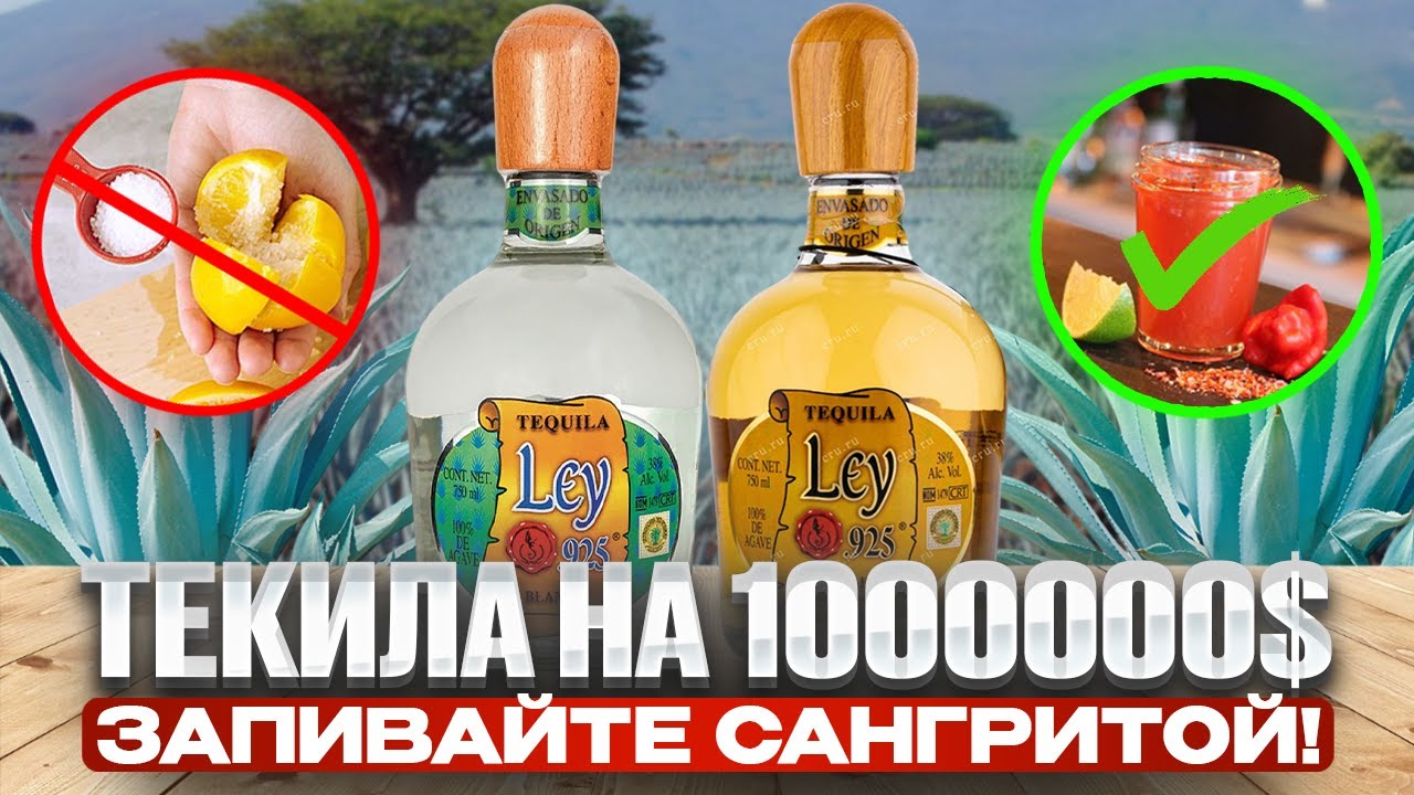 Текила Ley 925 Blanco и Reposado. Пьем текилу правильно! Без лимона и соли