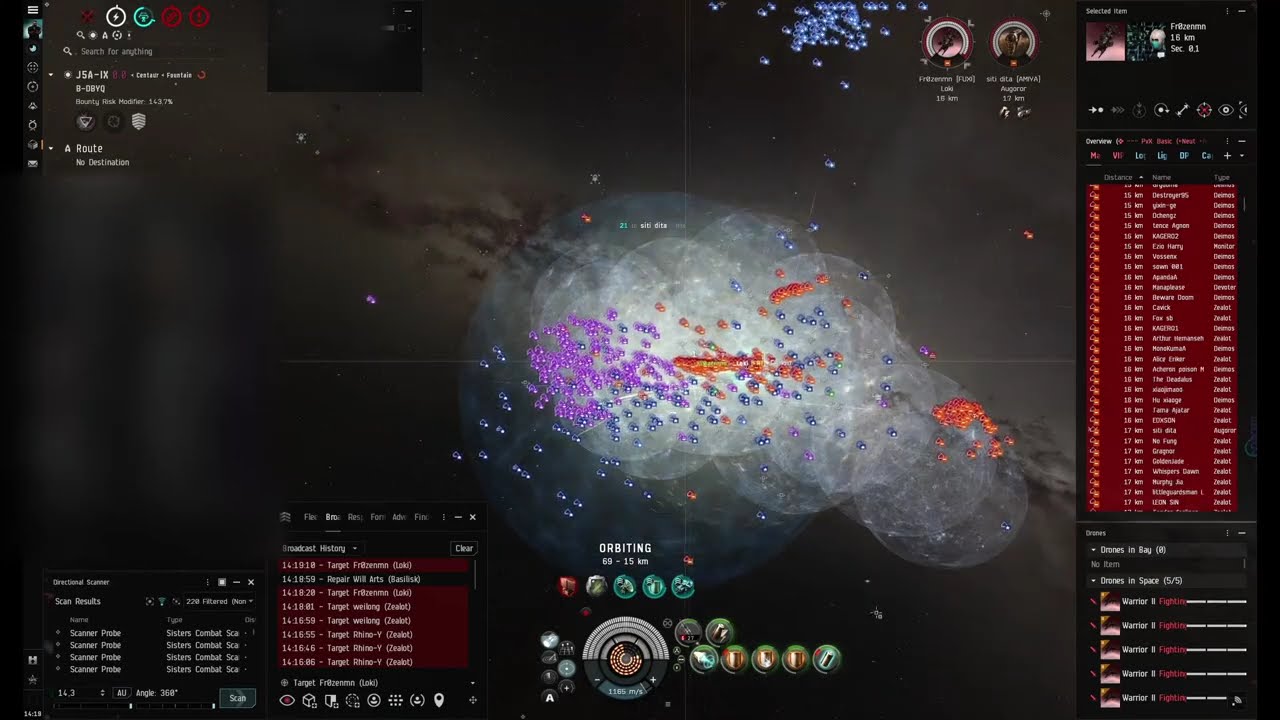 Eve Online - Home Def: INIT vs WinterCo in Chinese Time Zone (2025-11-17)