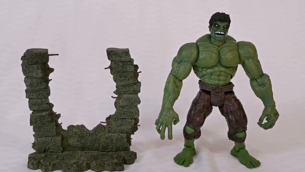 Hulk Figura Marvel Legends Serie 1 Toy Biz Reseña Furia Gamma