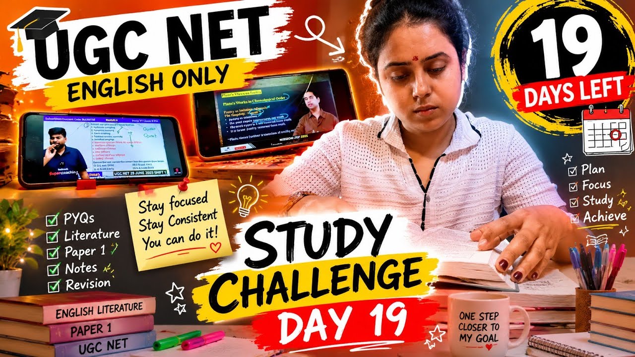 UGC NET June 2026 🎯 | 19 Days Left | Consistency Over Motivation | Day 19 #ugcnet2026  @KumarBharat
