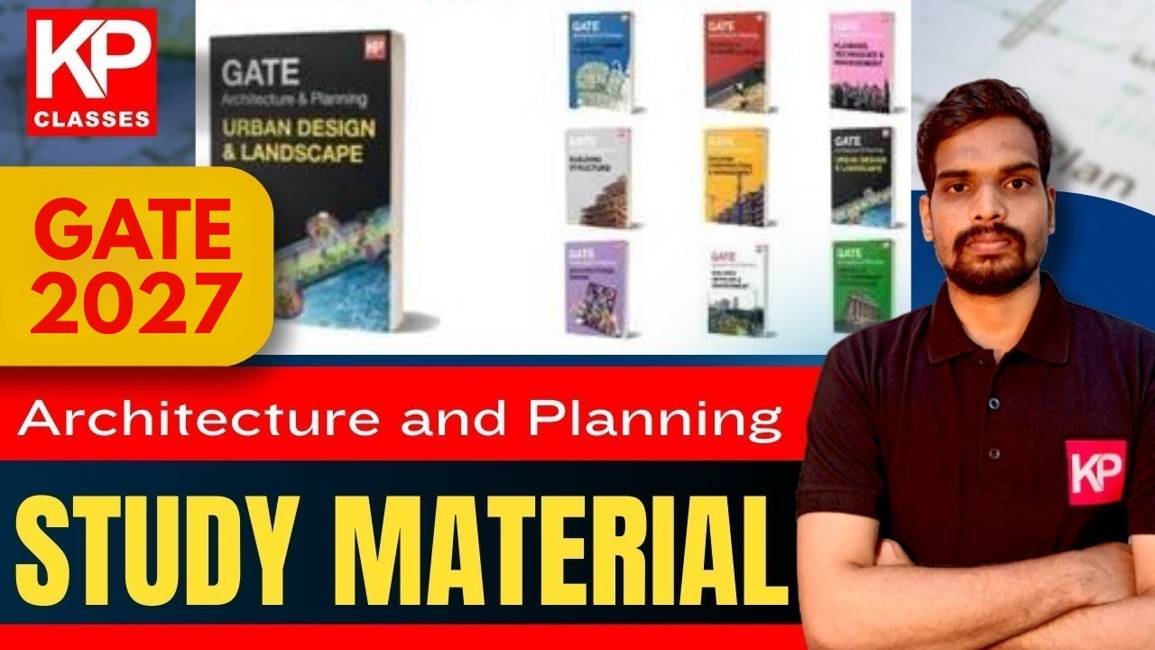 GATE Architecture Best Books & Resources by Experts | KP Classes!