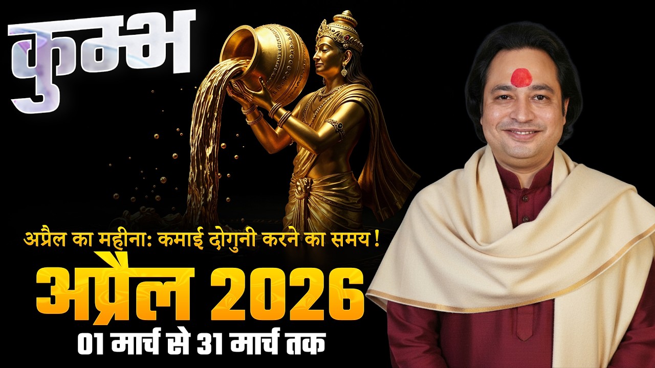 Kumbh Rashi (Aquarius) &ndash; Kumbh Rashi April Rashifal 2026 | Aquarius Horoscope April 2026