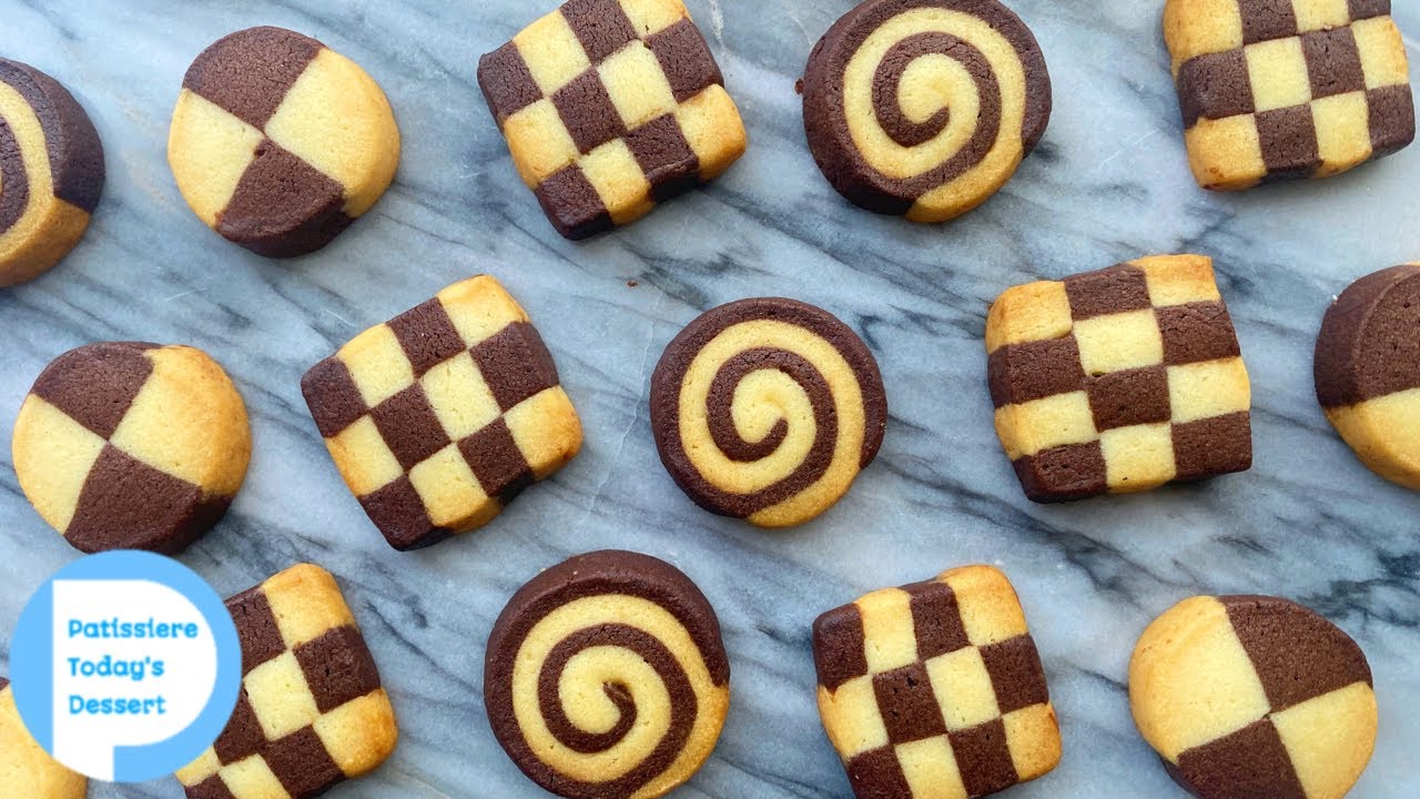 【パティシエ】基本のアイスボックスクッキー徹底解説！簡単！チョコとプレーン2色のクッキー！　Icebox cookies