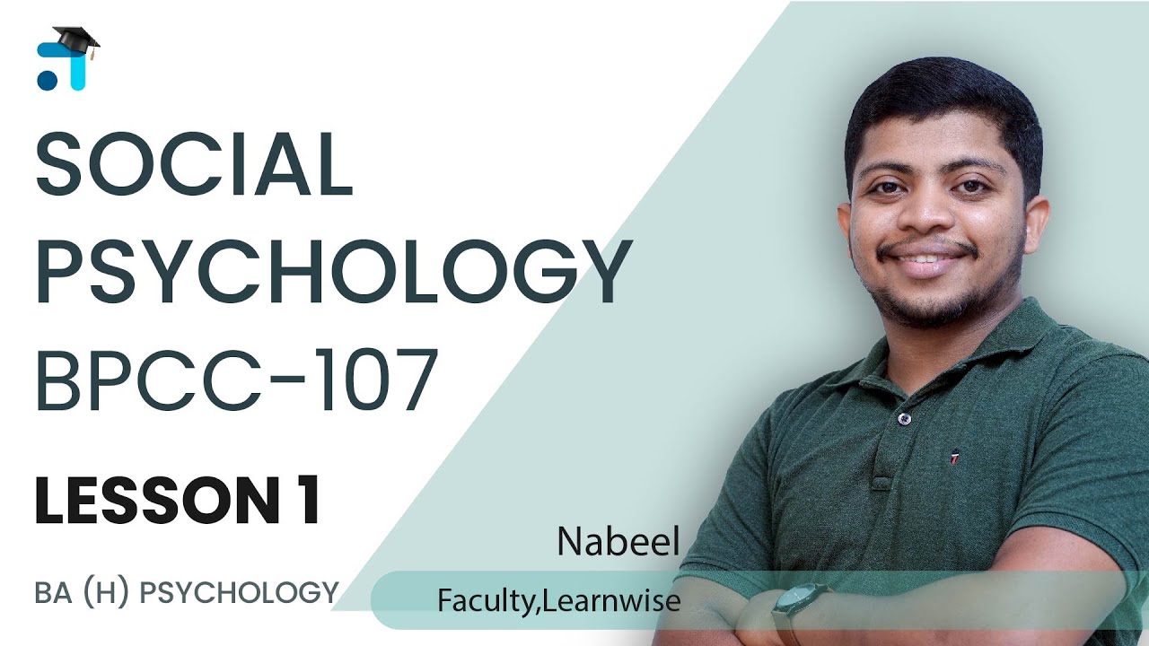 BPCC 107 (Lesson 1 Block 1) Social Psychology | IGNOU Classes | Malayalam | Learnwise