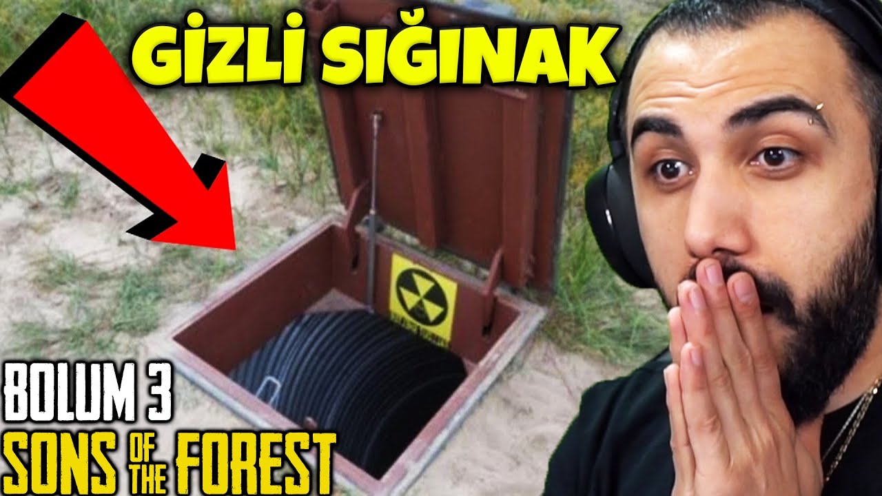 YER ALTINDAKİ GİZLİ SIĞINAĞI BULDUK!! | SONS OF THE FOREST (Bölüm #3) | Barış Can