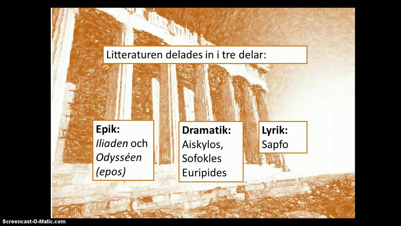 Antikens litteratur (Svenska 2)