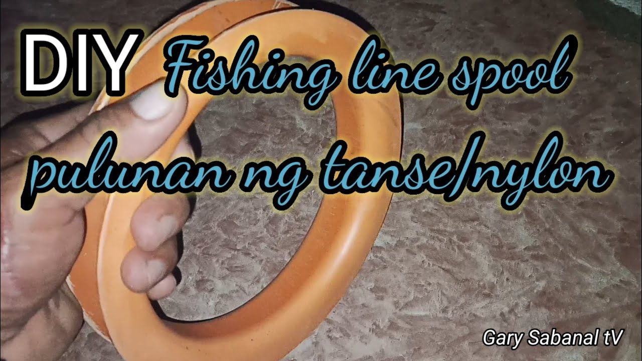 HOW TO MAKE FISHING LINE SPOOL O PULUNAN NG NYLON #newstyle #handlinefishing #tutorial