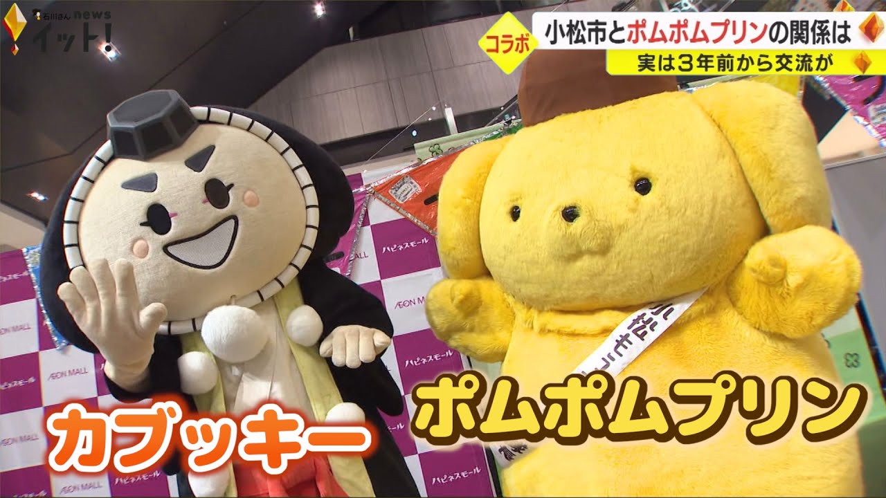 “誕生日会”にも駆けつける仲…人気のポムポムプリンと石川・小松市のカブッキー その関係に迫る