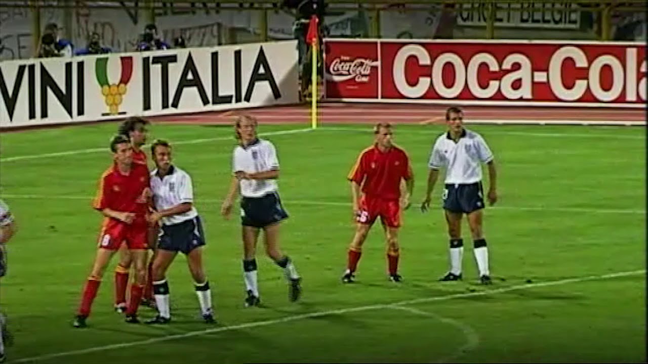 englandv belgium 1990