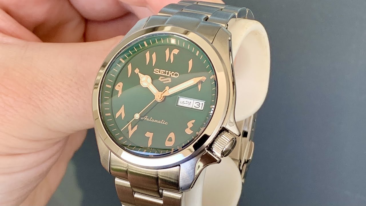New Seiko SRPH49K1 Green Arabic Dial! [Modified with Domed Sapphire Crystal]