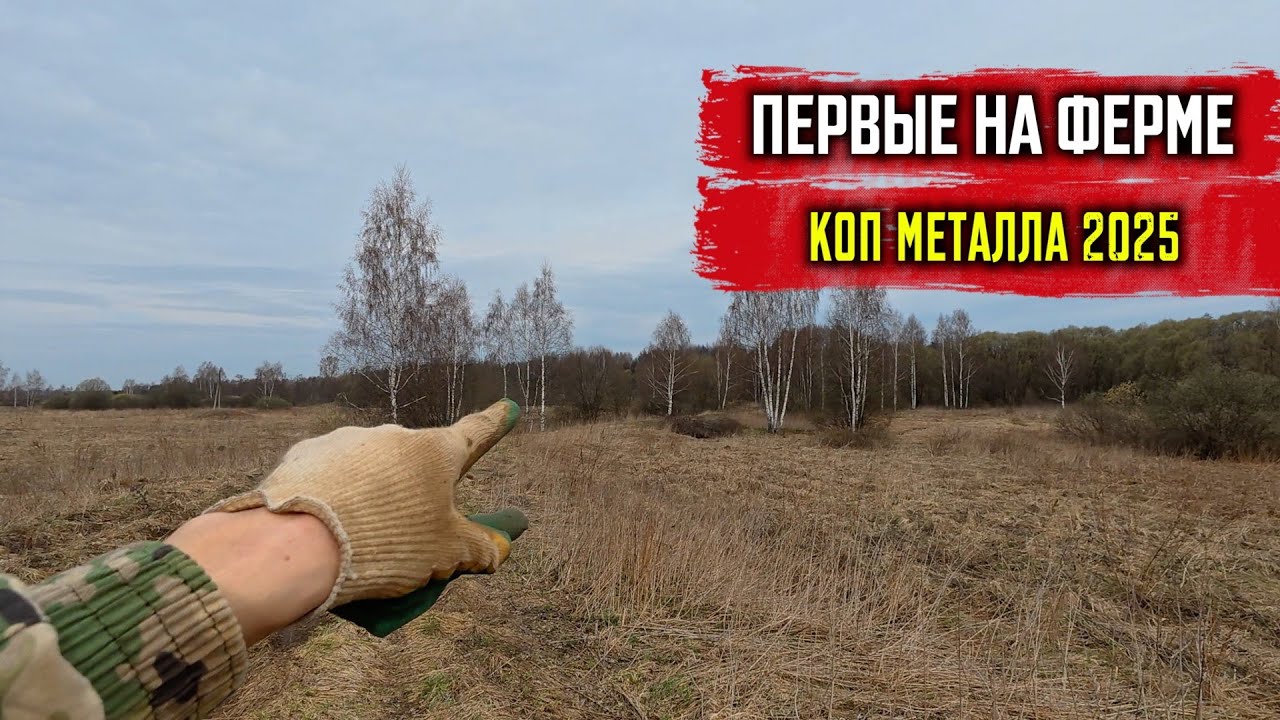Нашли НЕ БИТУЮ ферму / коп металла весной / 2025