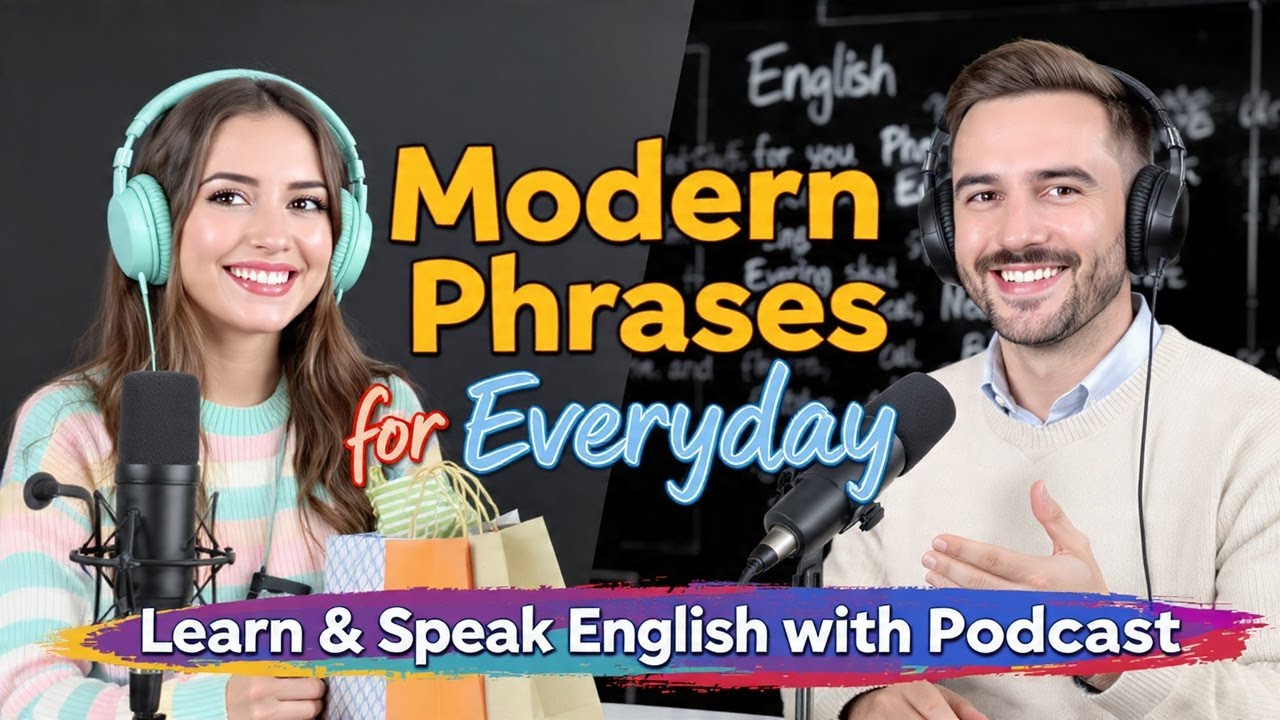English conversation practice | Modern Phrases for everyday | Easy English podcast