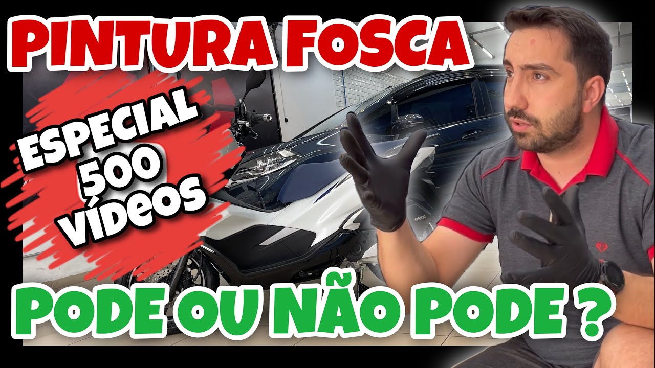 PODE VITRIFICAR PINTURA FOSCA ? | E Como Fica o Polimento ? ESPECIAL 500 VÍDEOS !