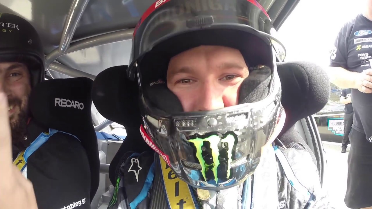 Andreas Bakkerud onboard on Gymkhana GRiD