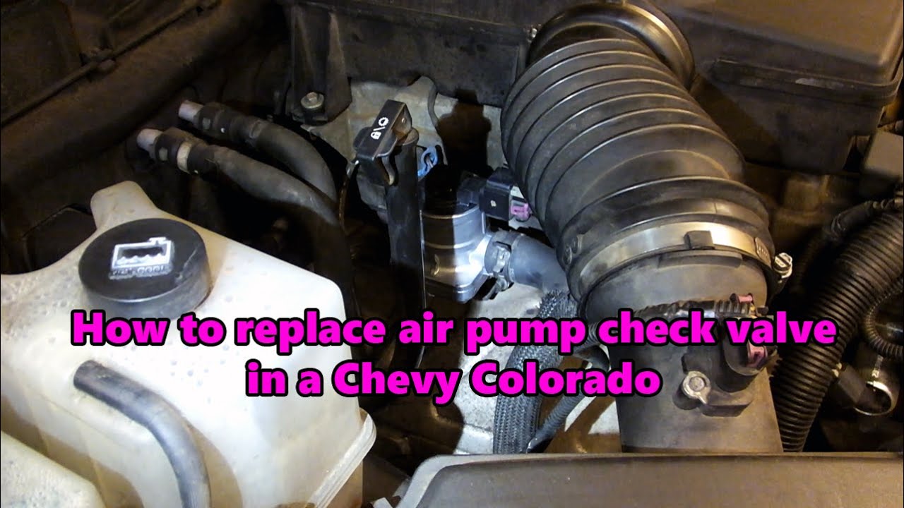 How to replace air/smog pump check valve in a Chevy Colorado, P0411, P2431, P2432, P2440