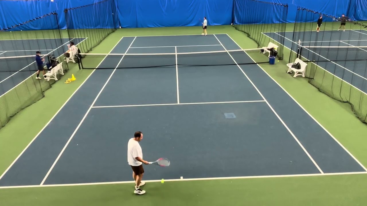 Ruby takes down jig. 7-6 (4), 7-6 (2). 