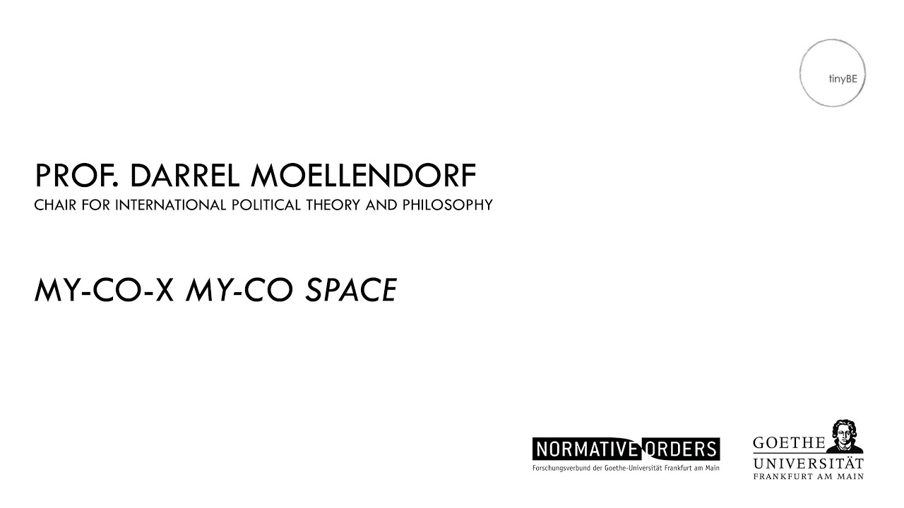 Prof. Dr. Darrel Moellendorf zu MY-CO SPACE von MY-CO-X