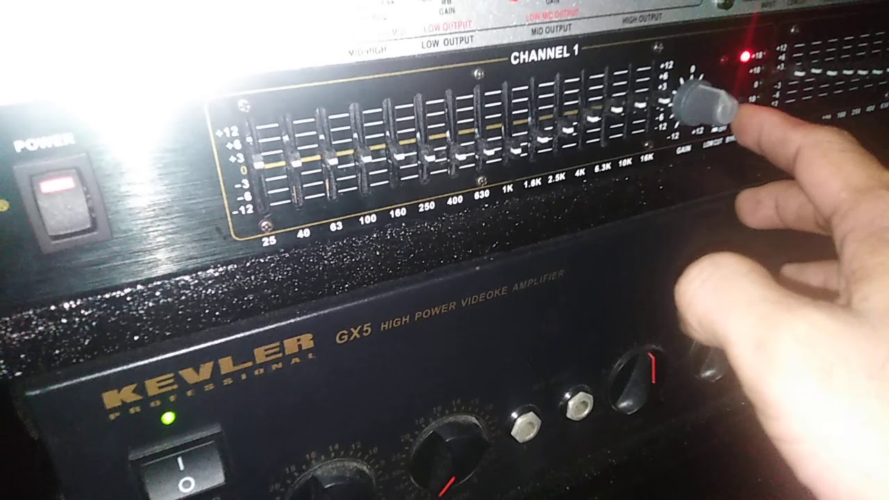 Equalizer bypass and low cut buttons explained