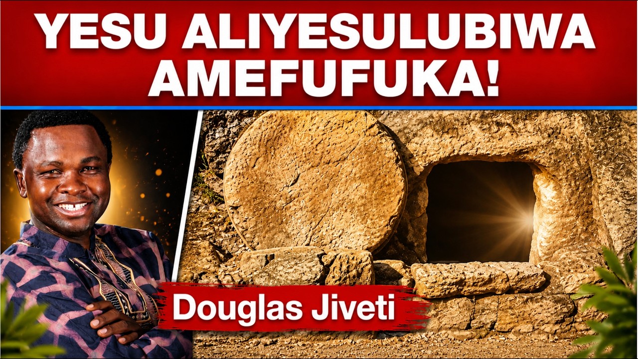 (REMIX) YESU ALIYESULUBIWA AMEFUFUKA: BY DOUGLAS JIVETI- (Official Lyric Video)