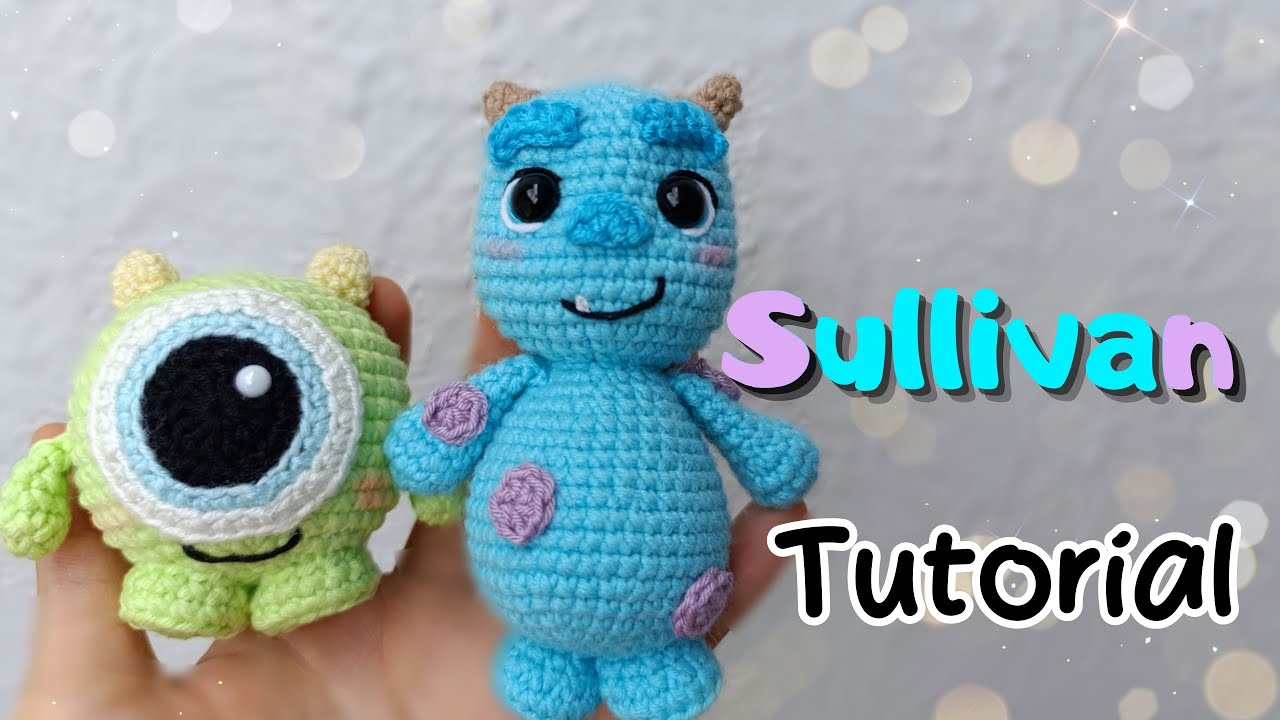 SULLIVAN tutorial crochet amigurumi #tutorial  monsters inc