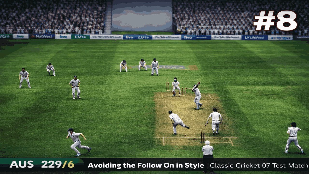 Avoiding the Follow On in Style🔥| Cricket 07 Ashes Scenario