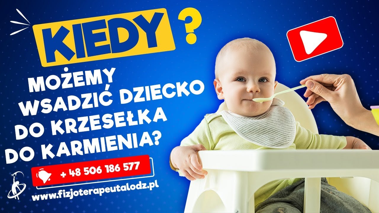 👶 Kiedy możemy wsadzić dziecko do krzesełka do 👨‍🍼 karmienia❔