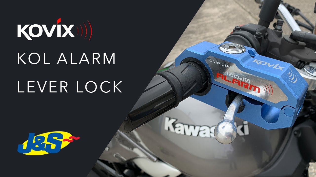 Kovix KOL Alarmed Lever Lock - J&S Accessories Ltd