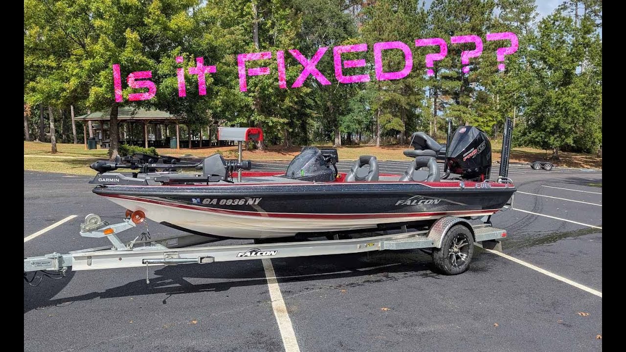 I got my boat back from the dealer