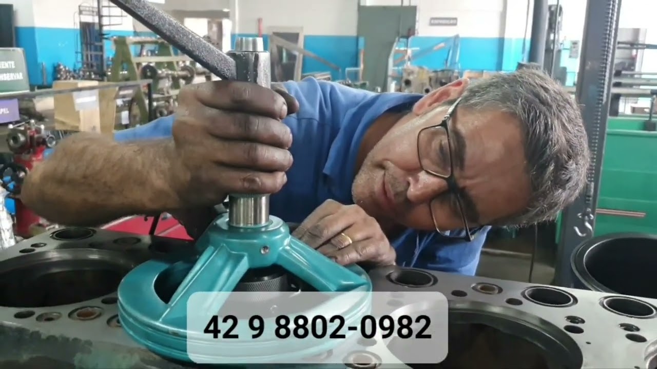 Usinagem domador Scania V8 143 e retifica é montagem do motor Cummins ISB6CTA