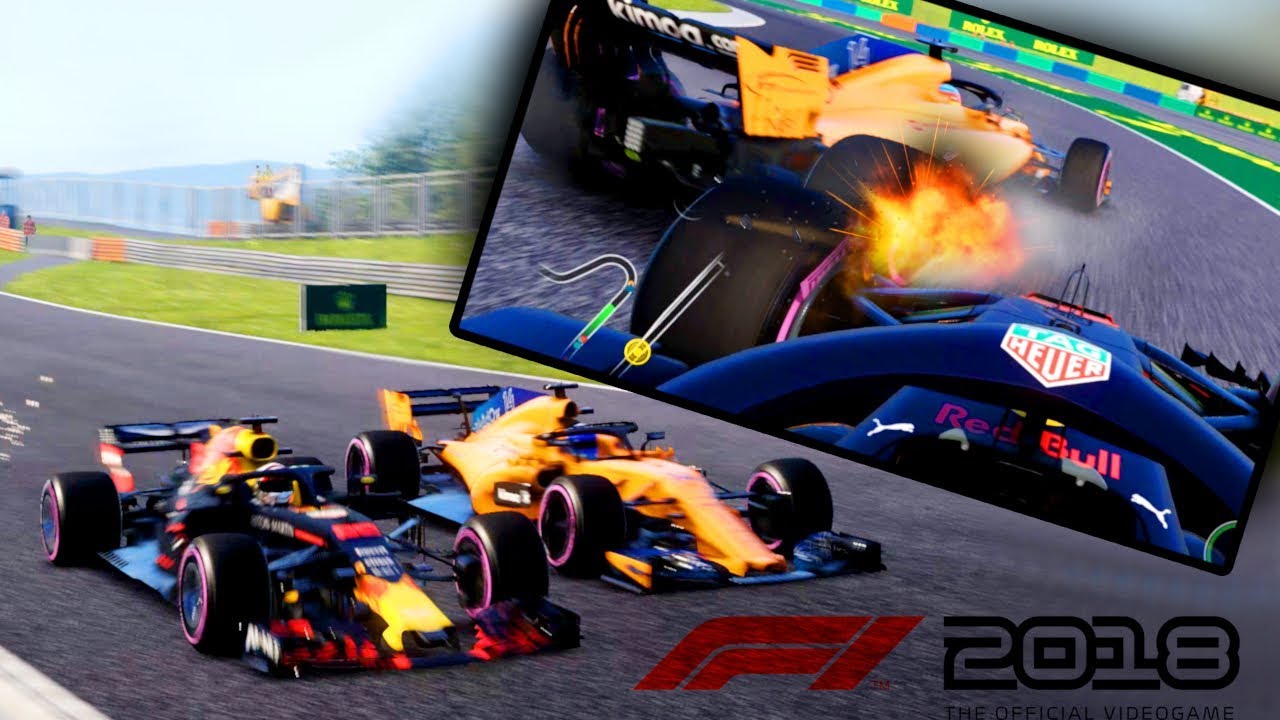 MUSO ROTTO! GARA IN RIMONTA - F1 2018 Carriera Red Bull