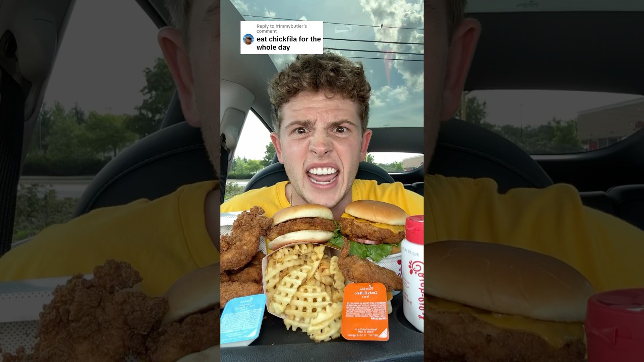 I Ate Chick Fil A&rsquo;s Entire Menu For The Whole Day!