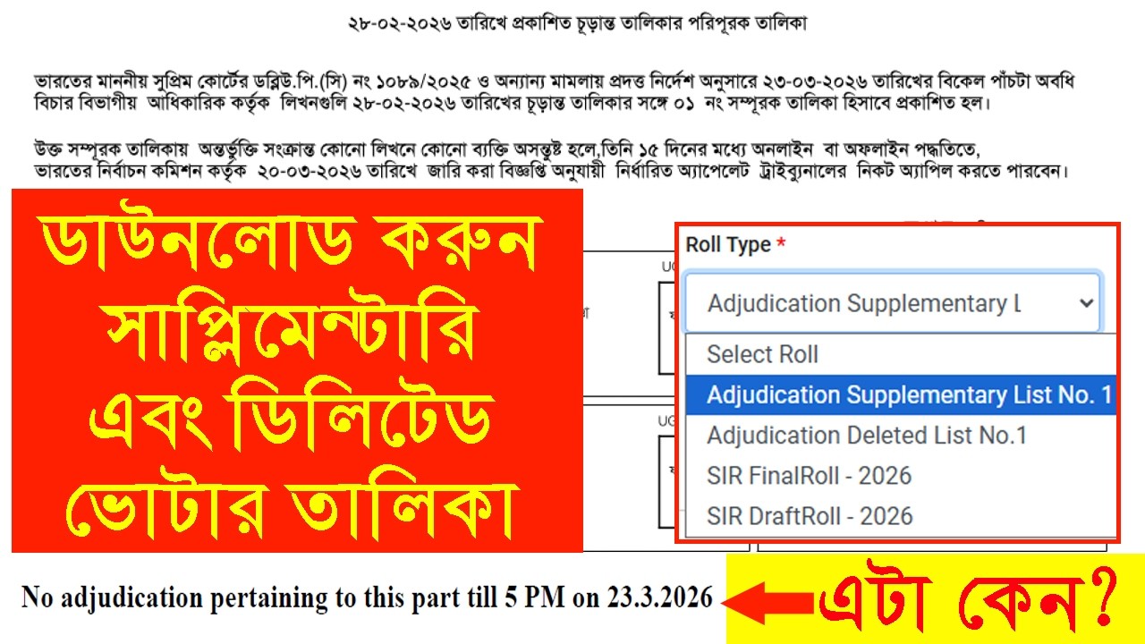 How to Download New and Supplementary Voter List 2026 Online Step by Step Guide