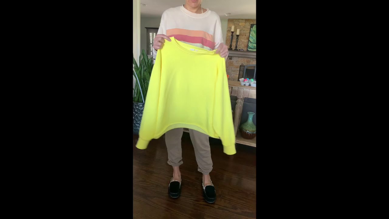 DIY off the shoulder sweatshirt