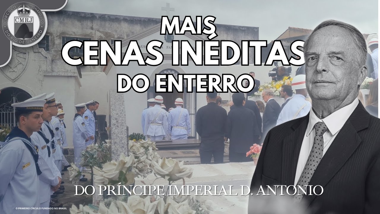CENAS INÉDITAS - Enterro do Príncipe Imperial Dom Antonio, em Vassouras #funeralprincipe #notícias