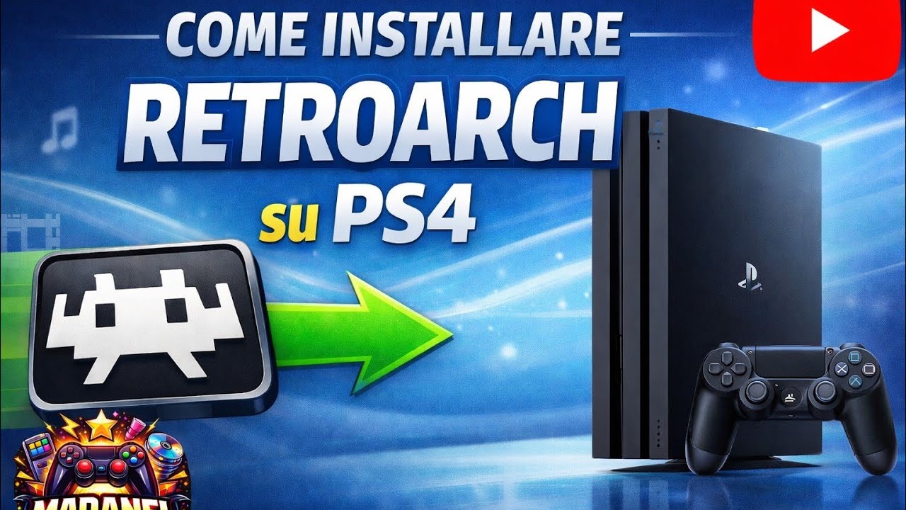 Come installare RETROARCH su Playstation 4 [Gioca a MEGADRIVE, SNES, NES, N64.. e tanti altri]