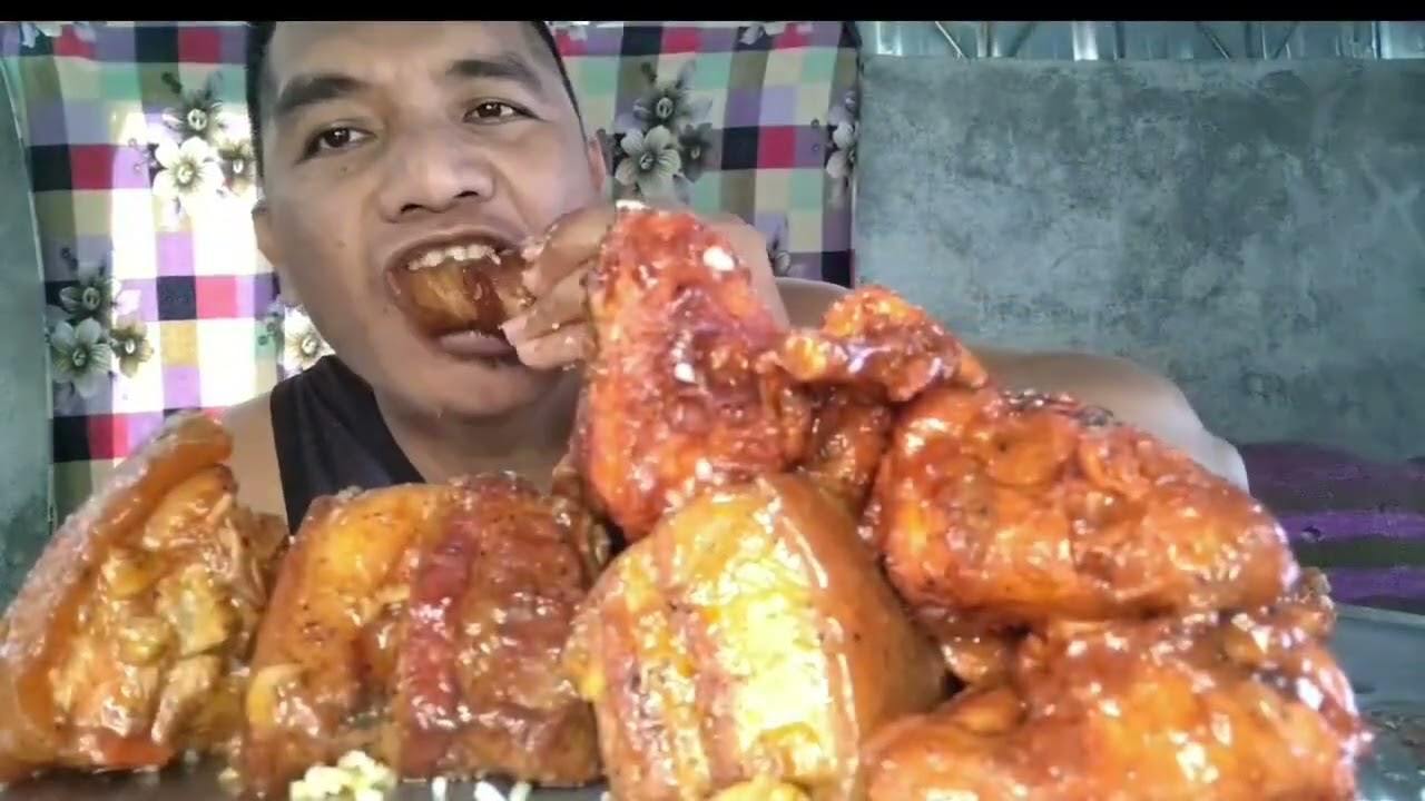 ADOBO LAYER NG BABOY SPICY SPICY BOPALO WINGS MUKBANG GRABE SUBRANG SARAP MANYAMAN 