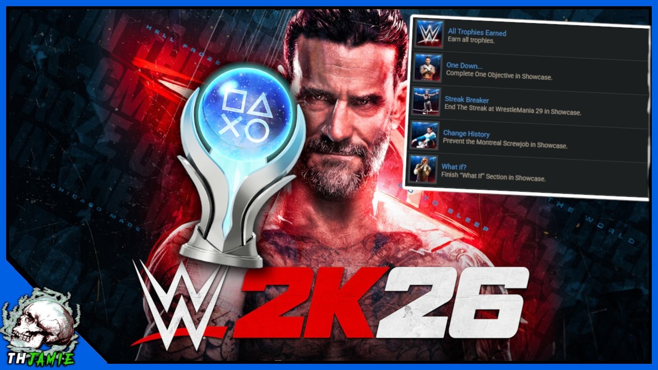 Список трофеев/достижений WWE 2K26!