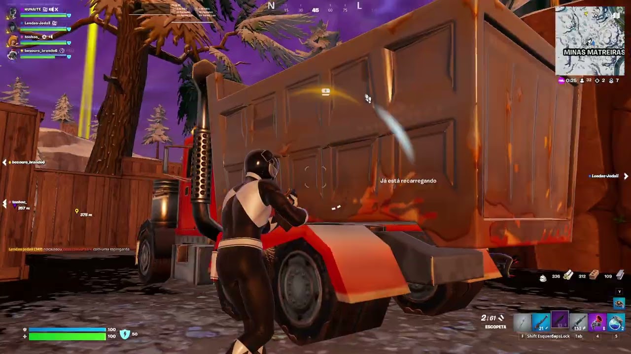 Fortnite Raiz - Gameplay RANGER PRETO (14/01/2026)