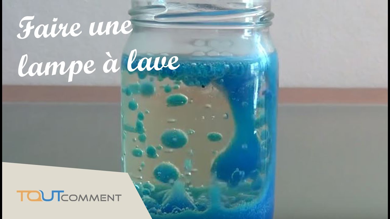 Comment faire une lampe à lave maison (expérience incroyable)