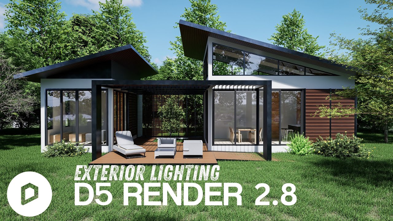 How to make exterior render in D5 Render | D5 Render 2.8 |