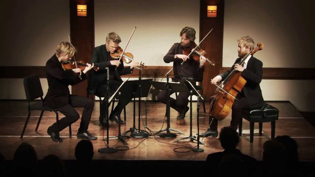 Danish String Quartet at CMS - Nu blomstertiden kommer
