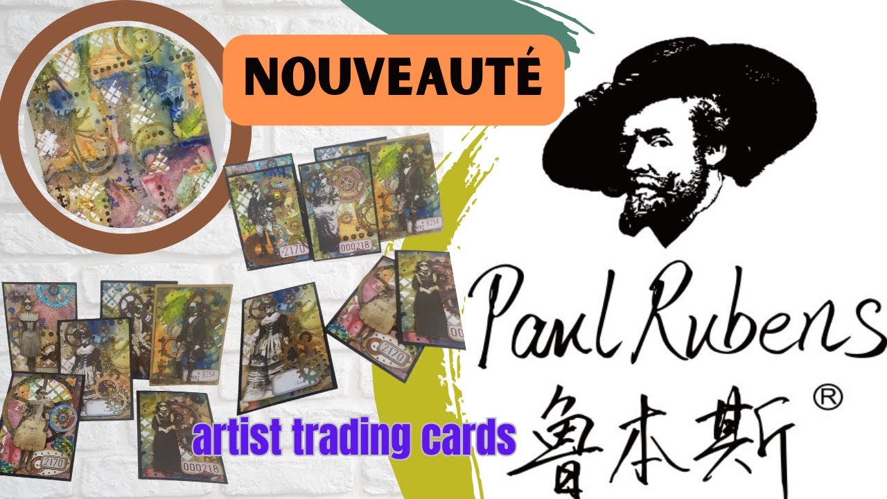 je découvre les NOUVELLES aquarelles de chez PAUL RUBENS des ASTUCES et des IDEES de créations!