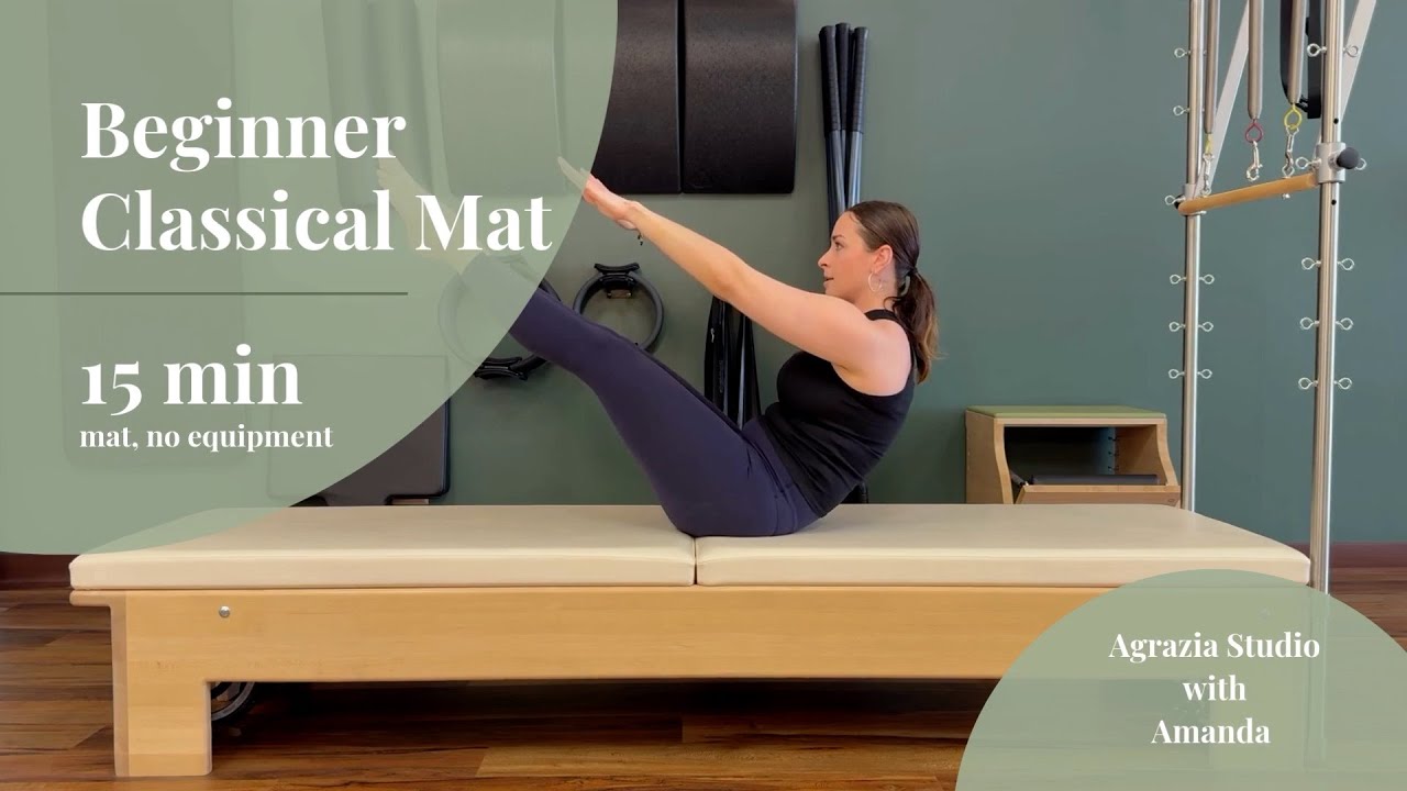 Beginner Classical Pilates | 15-Minute Mat Workout at Home