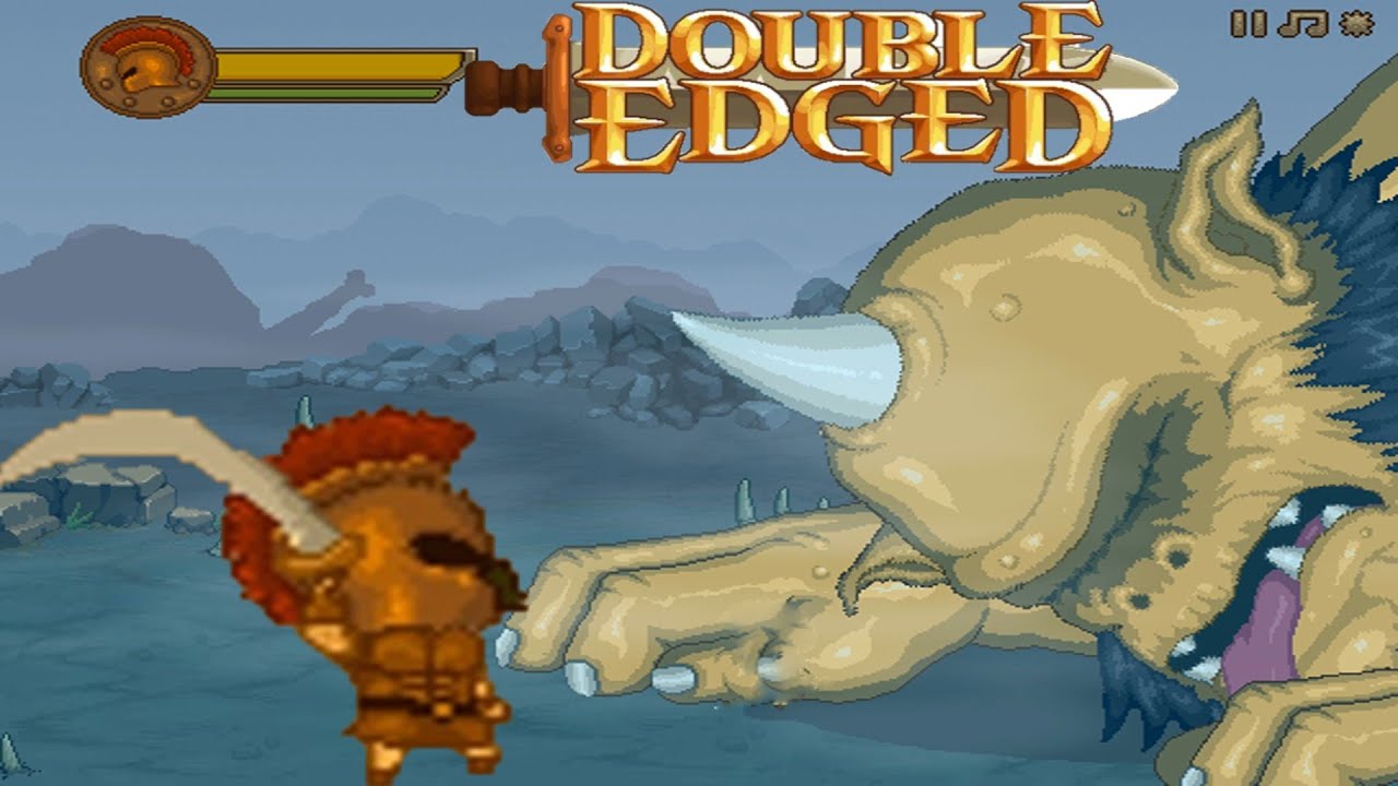 Double Edged HD полное прохождение всех уровней все боссы nitrome флеш игры 1080p